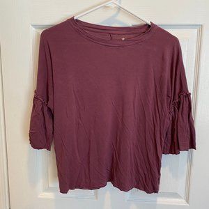 Loose Bell Sleeved Shirt
